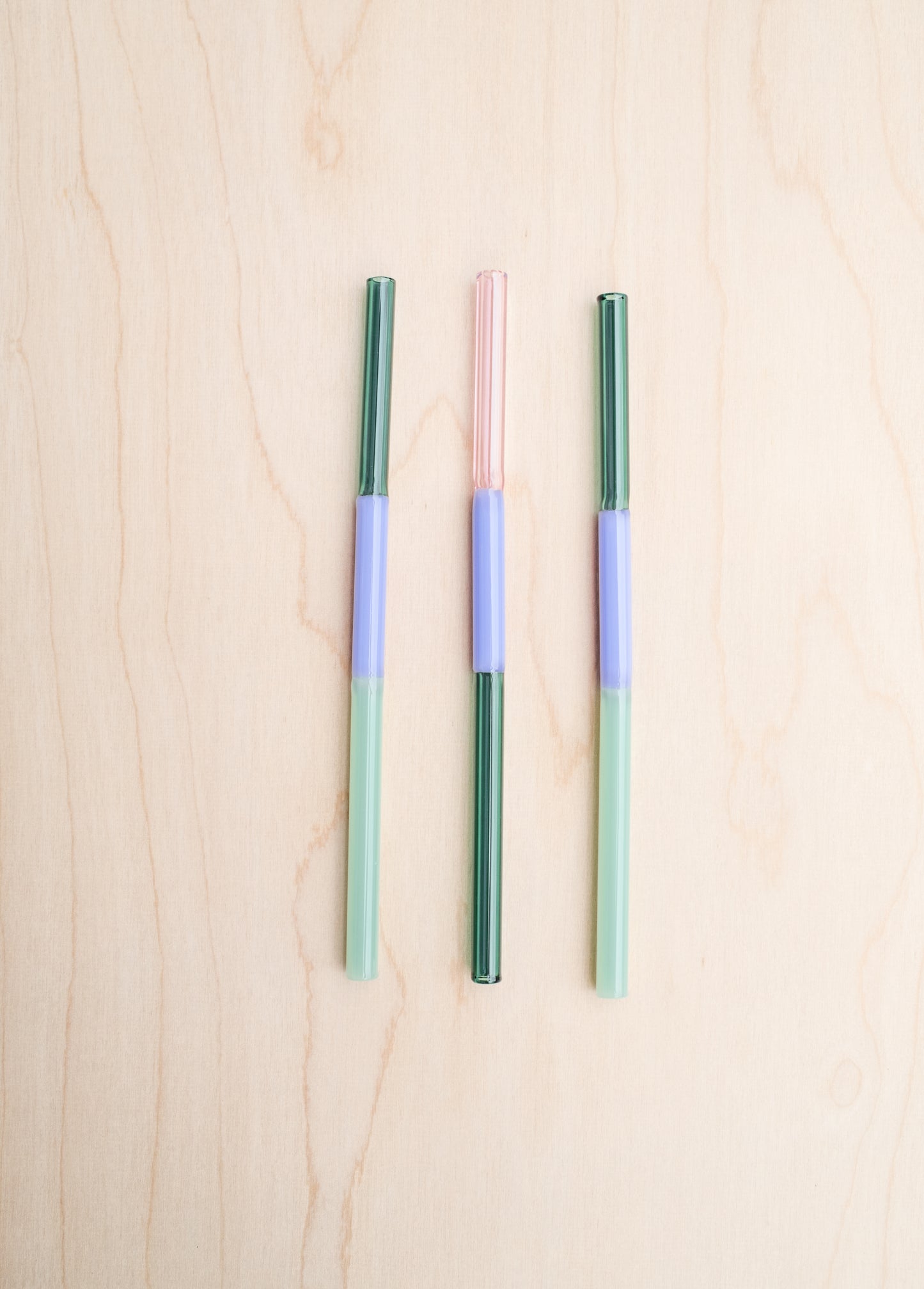 Colorblock Straw Set
