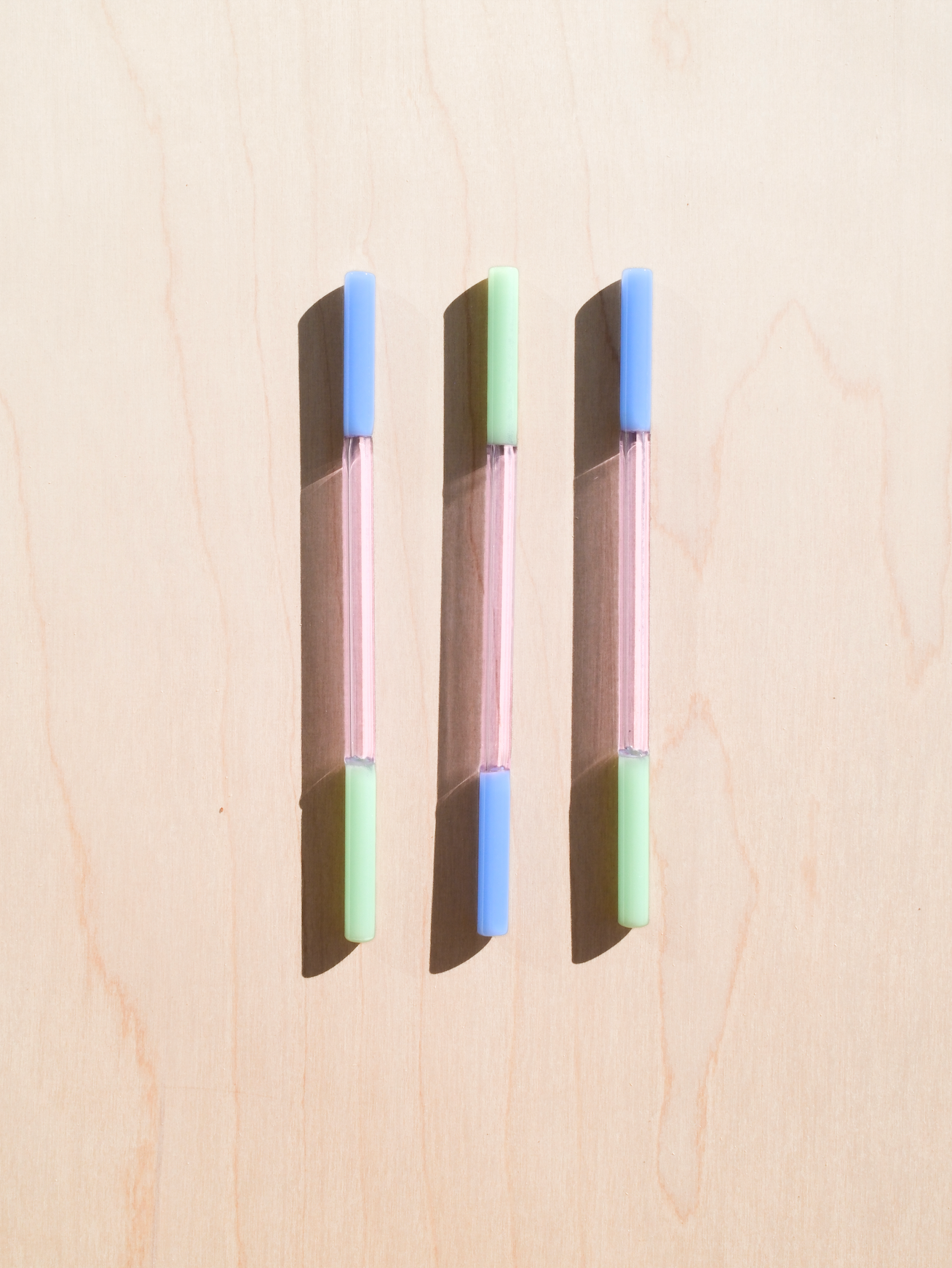 Colorblock Straw Set