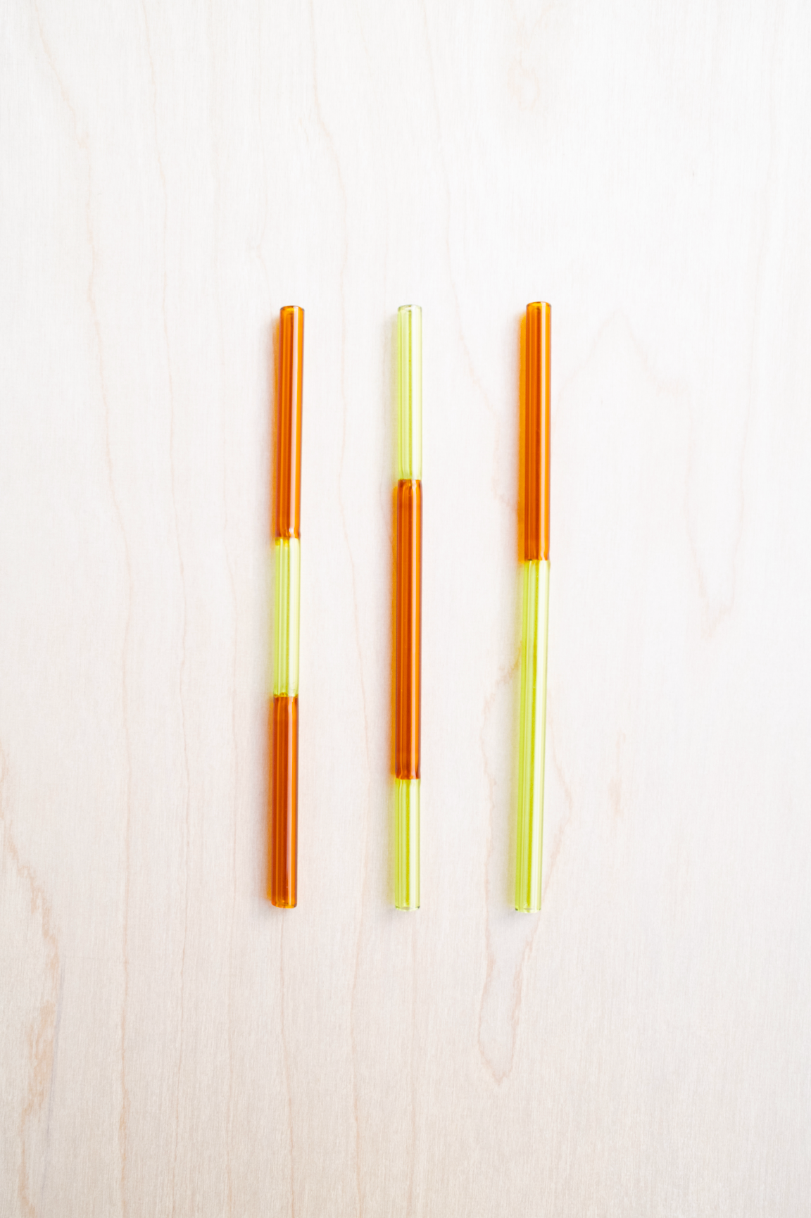 Colorblock Straw Set