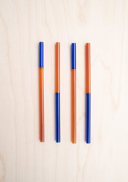 Colorblock Straw Set