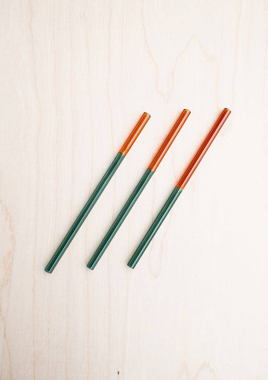 Colorblock Straw Set