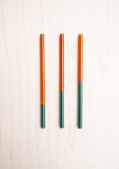 Colorblock Straw Set