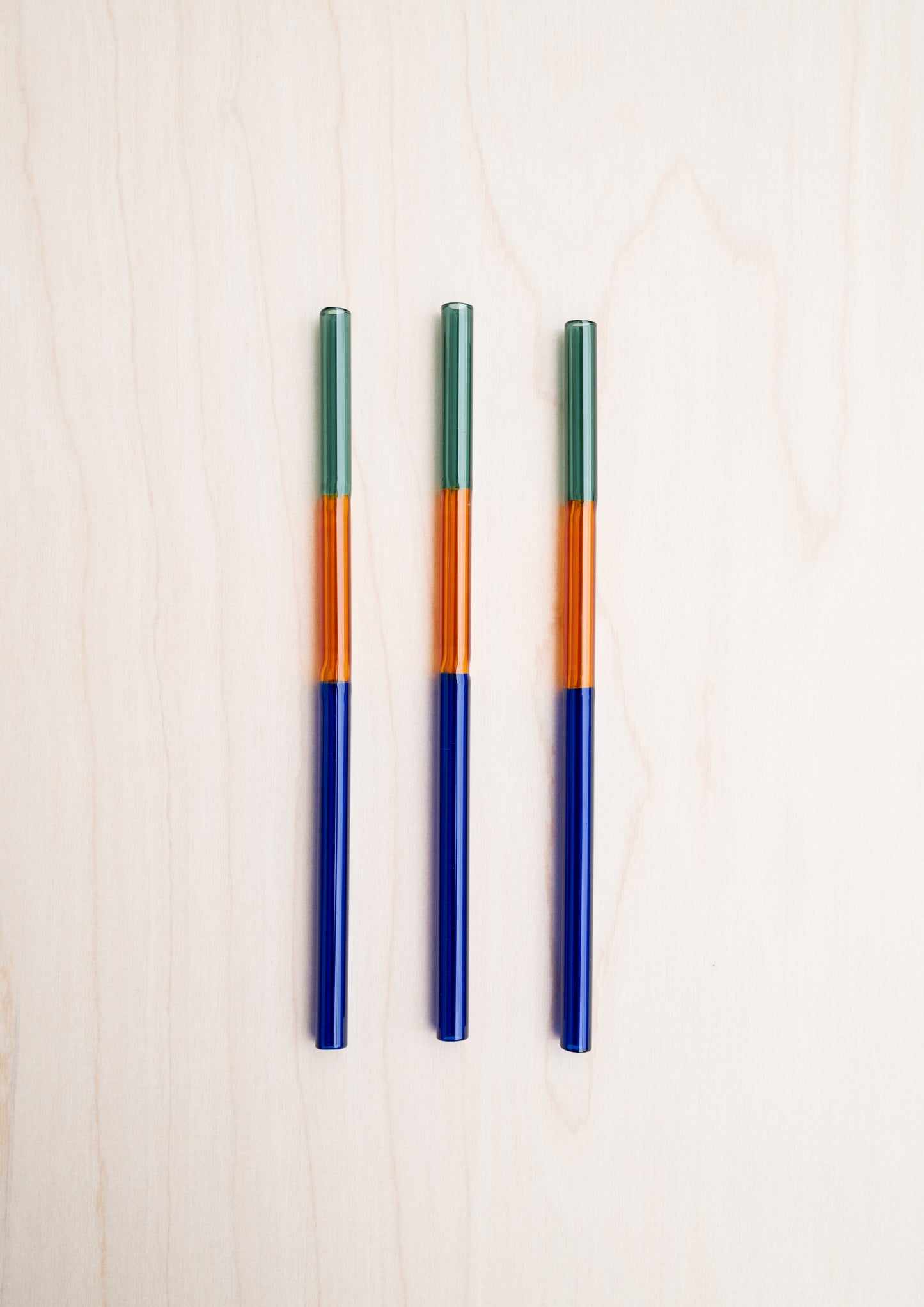 Colorblock Straw Set