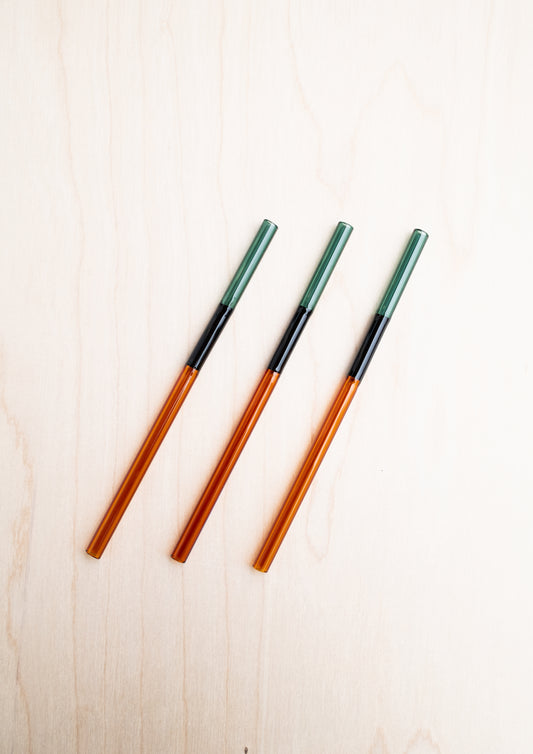 Colorblock Straw Set