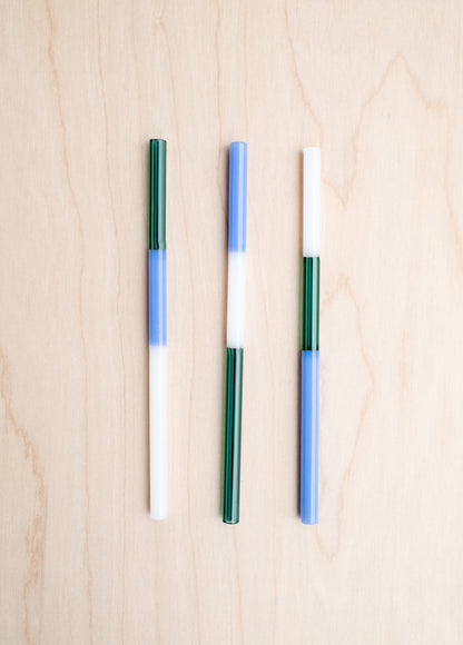 Colorblock Straw Set