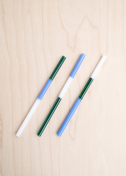 Colorblock Straw Set