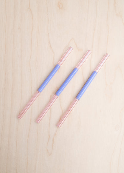 Colorblock Straw Set