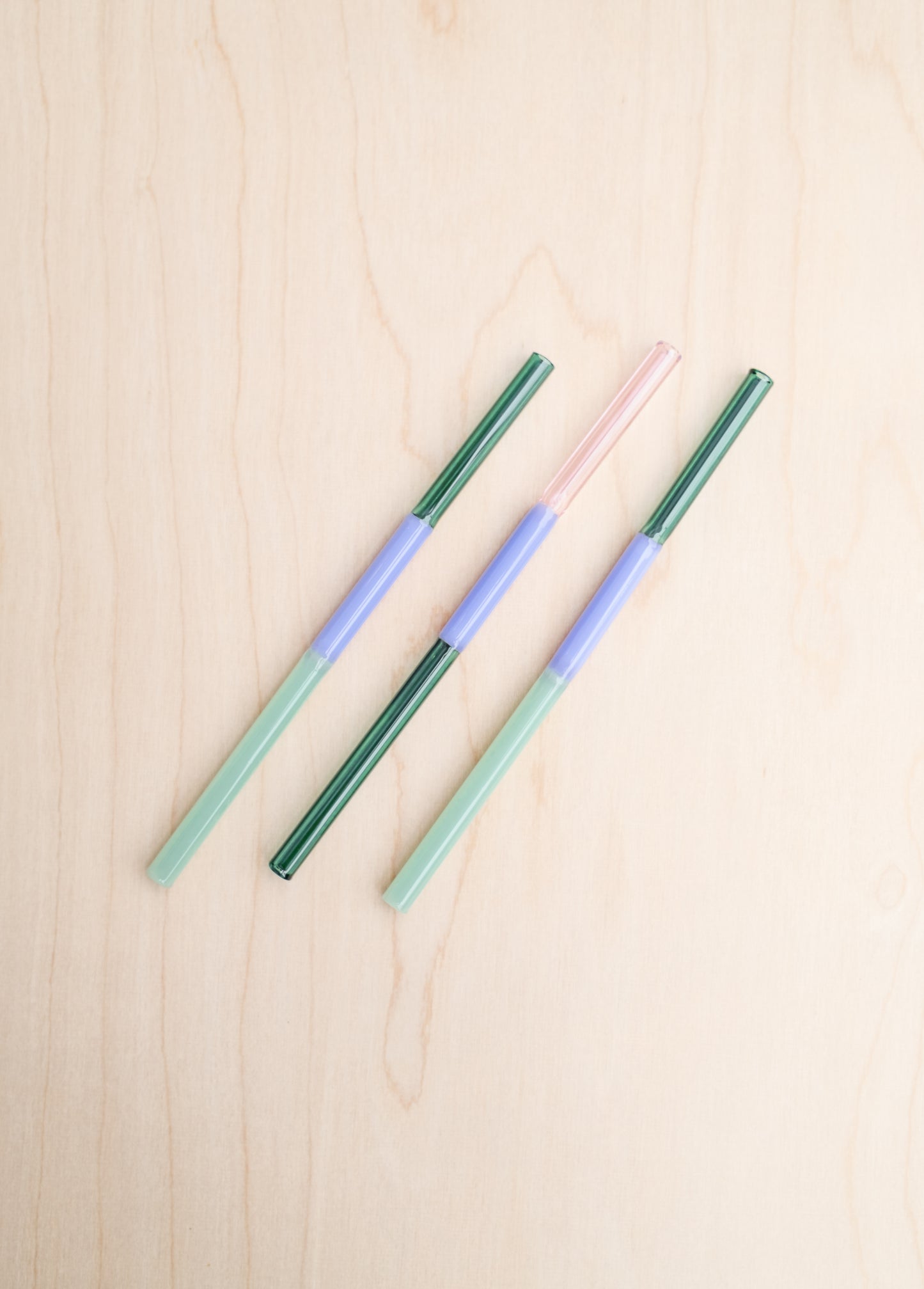Colorblock Straw Set