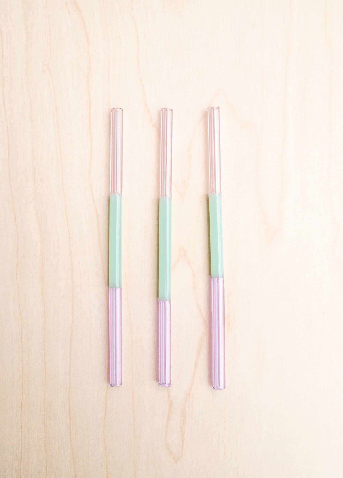 Colorblock Straw Set