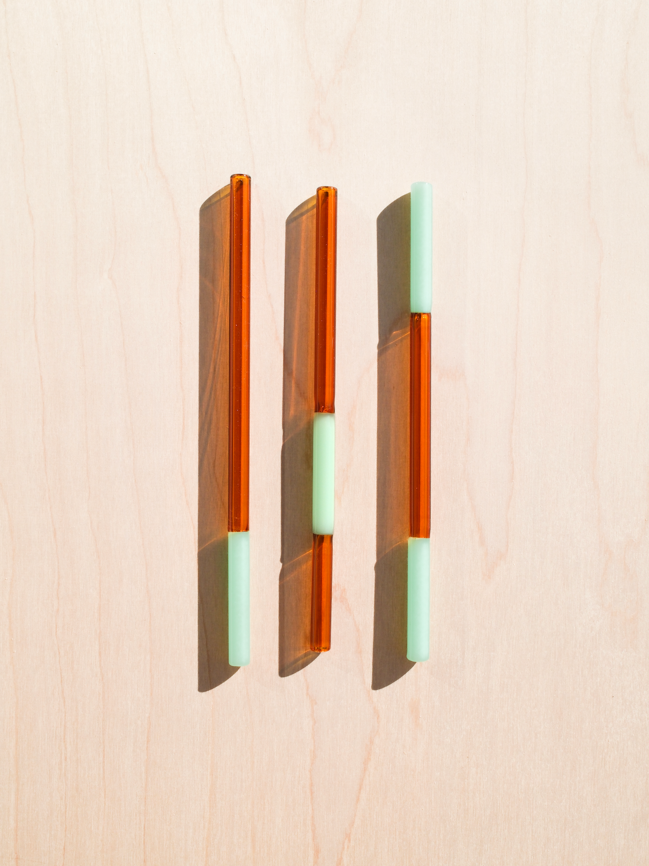 Colorblock Straw Set