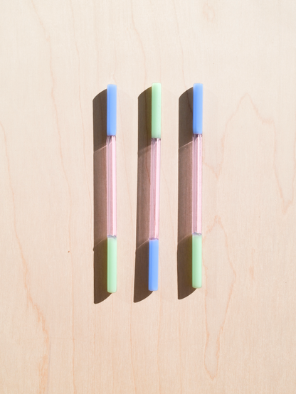 Colorblock Straw Set