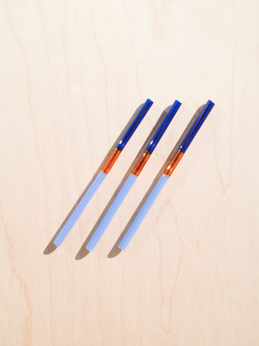 Colorblock Straw Set