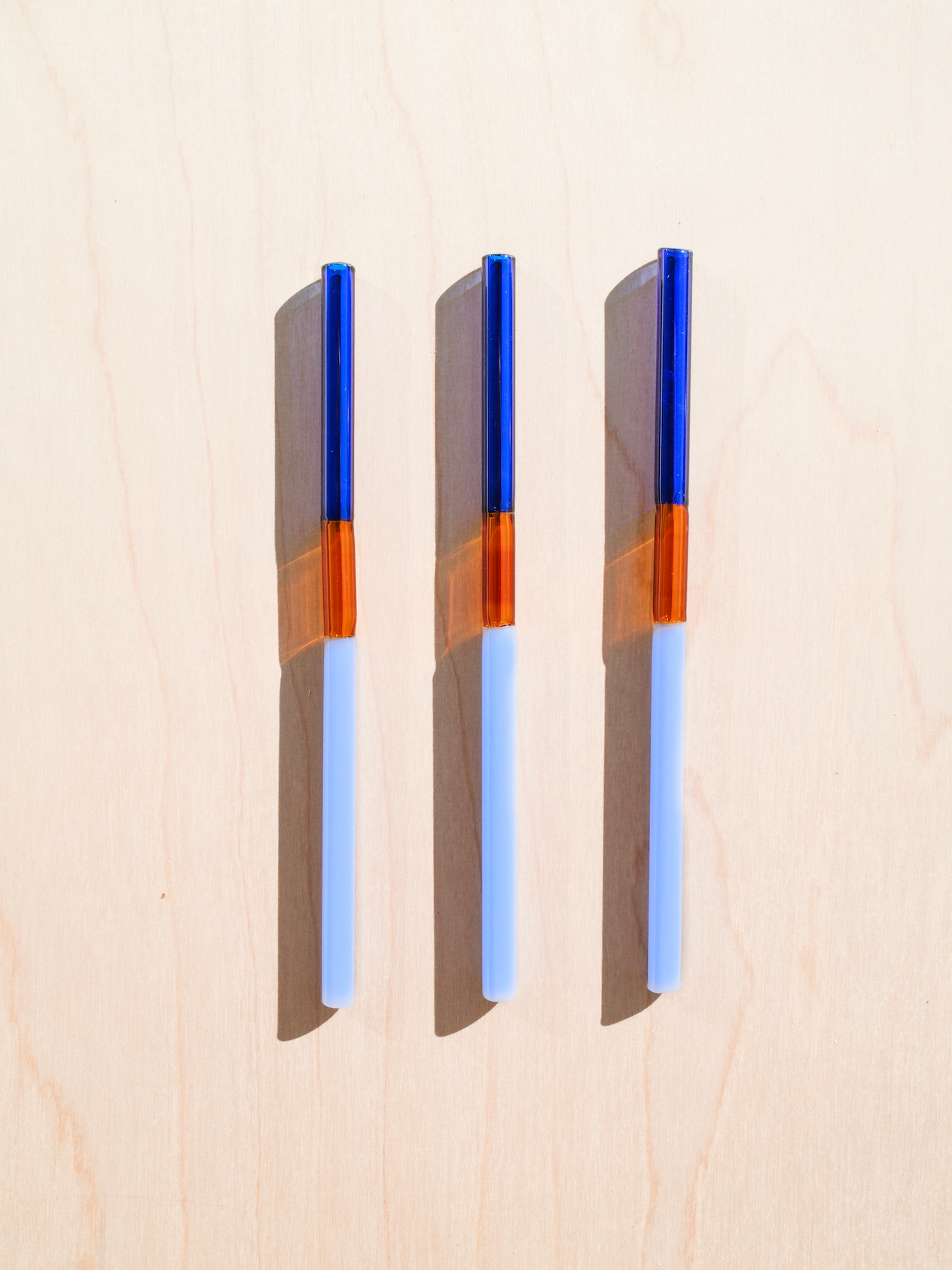 Colorblock Straw Set