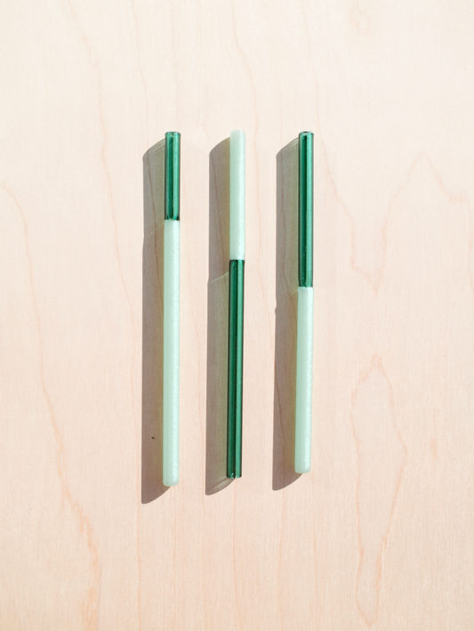 Colorblock Straw Set