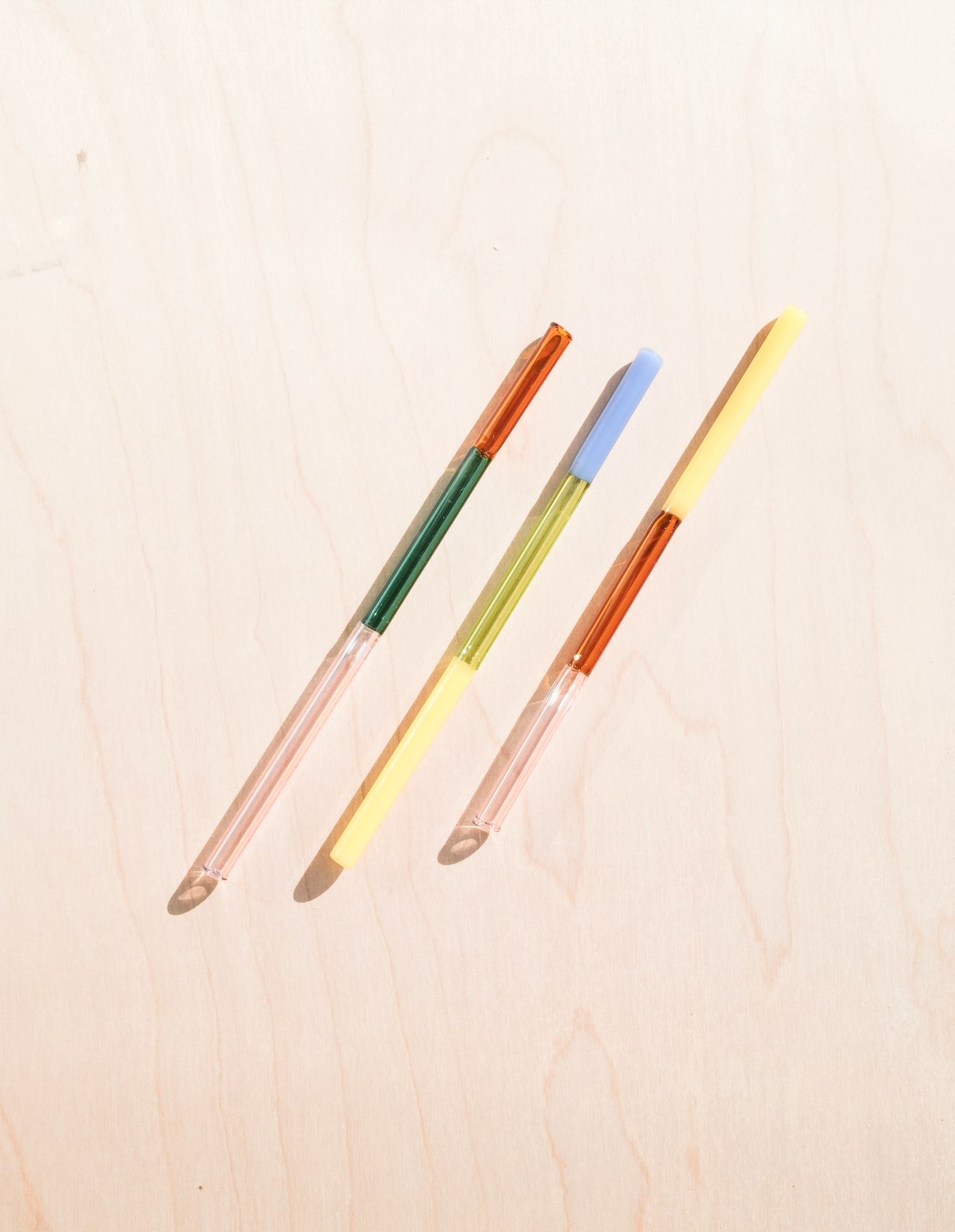 Colorblock Straw Set