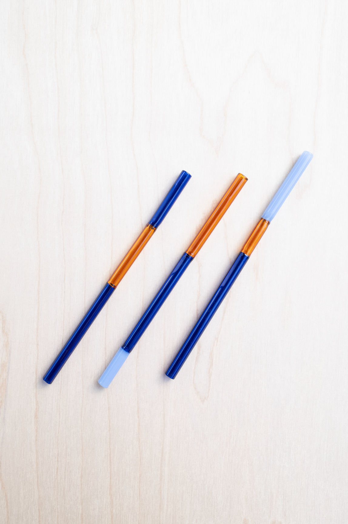Colorblock Straw Set