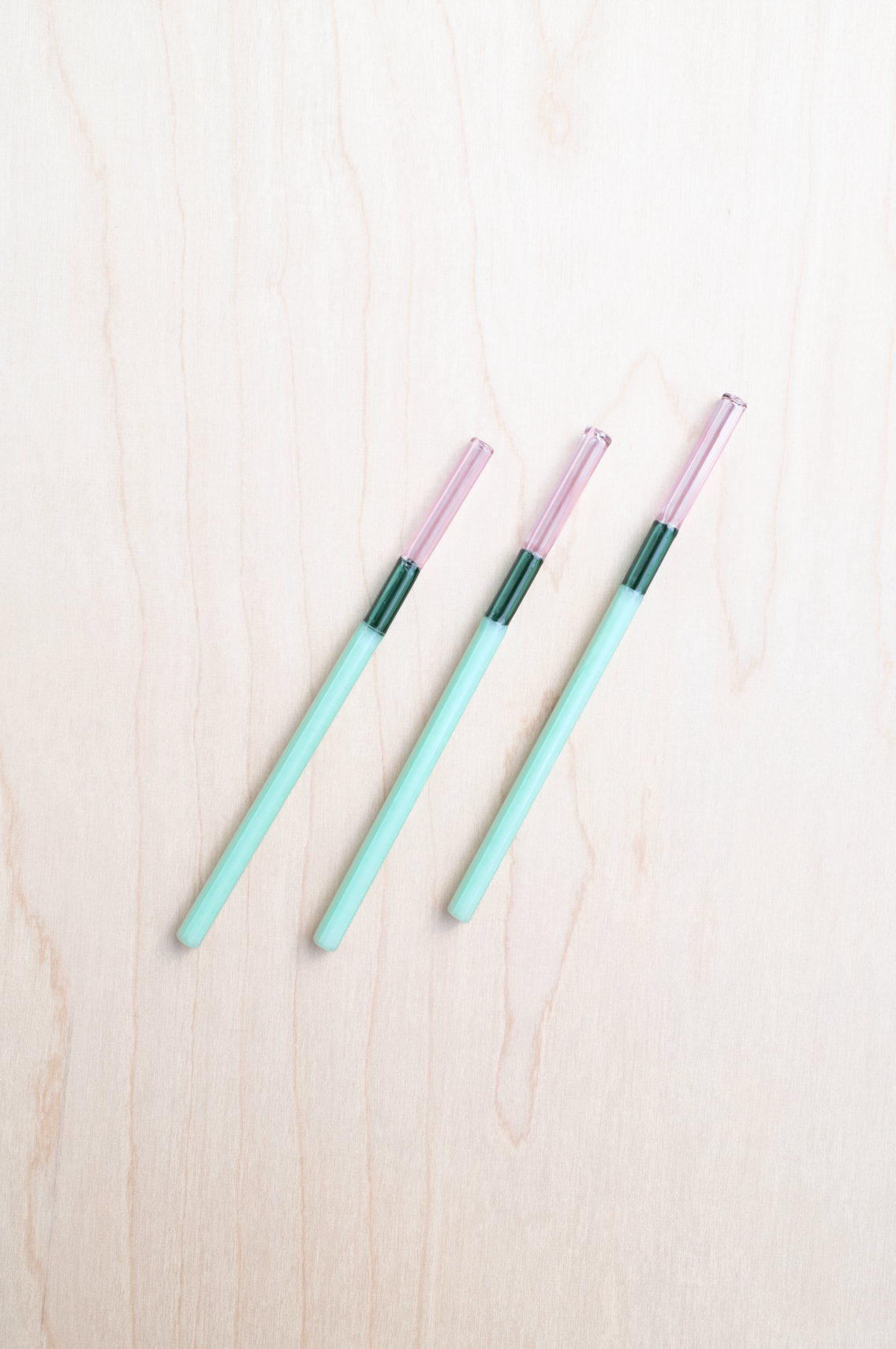 Colorblock Straw Set