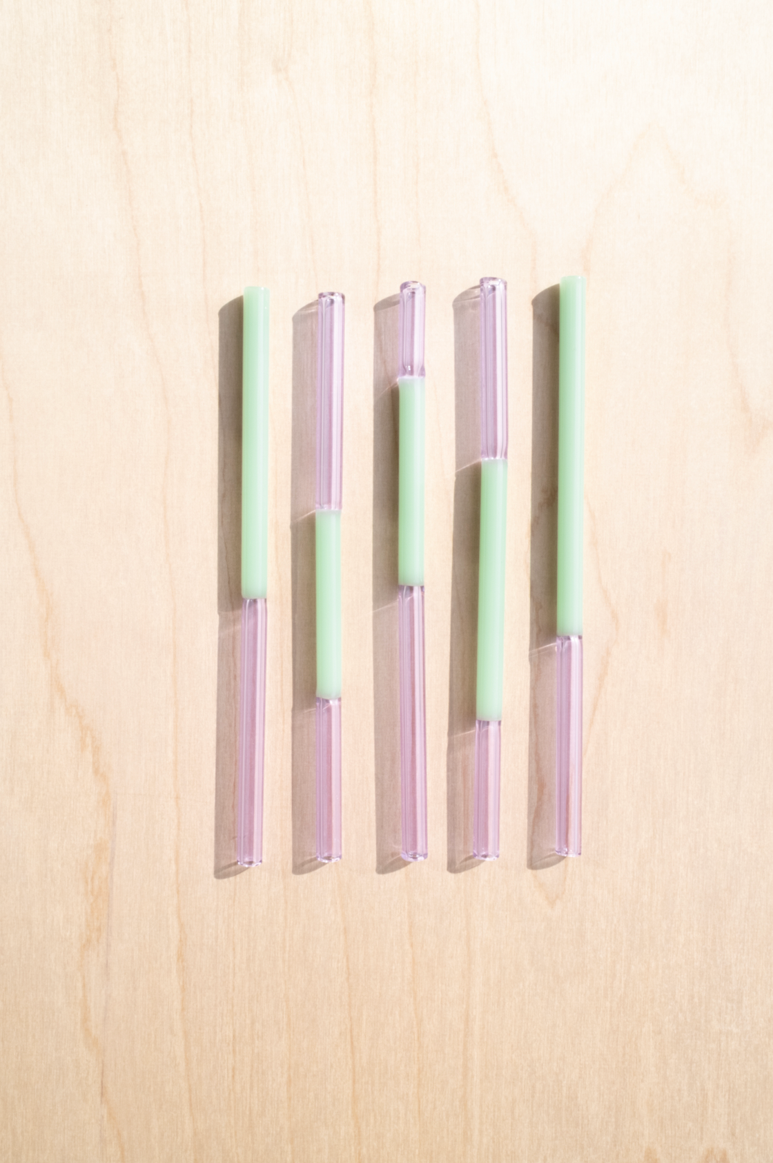 Colorblock Straw Set