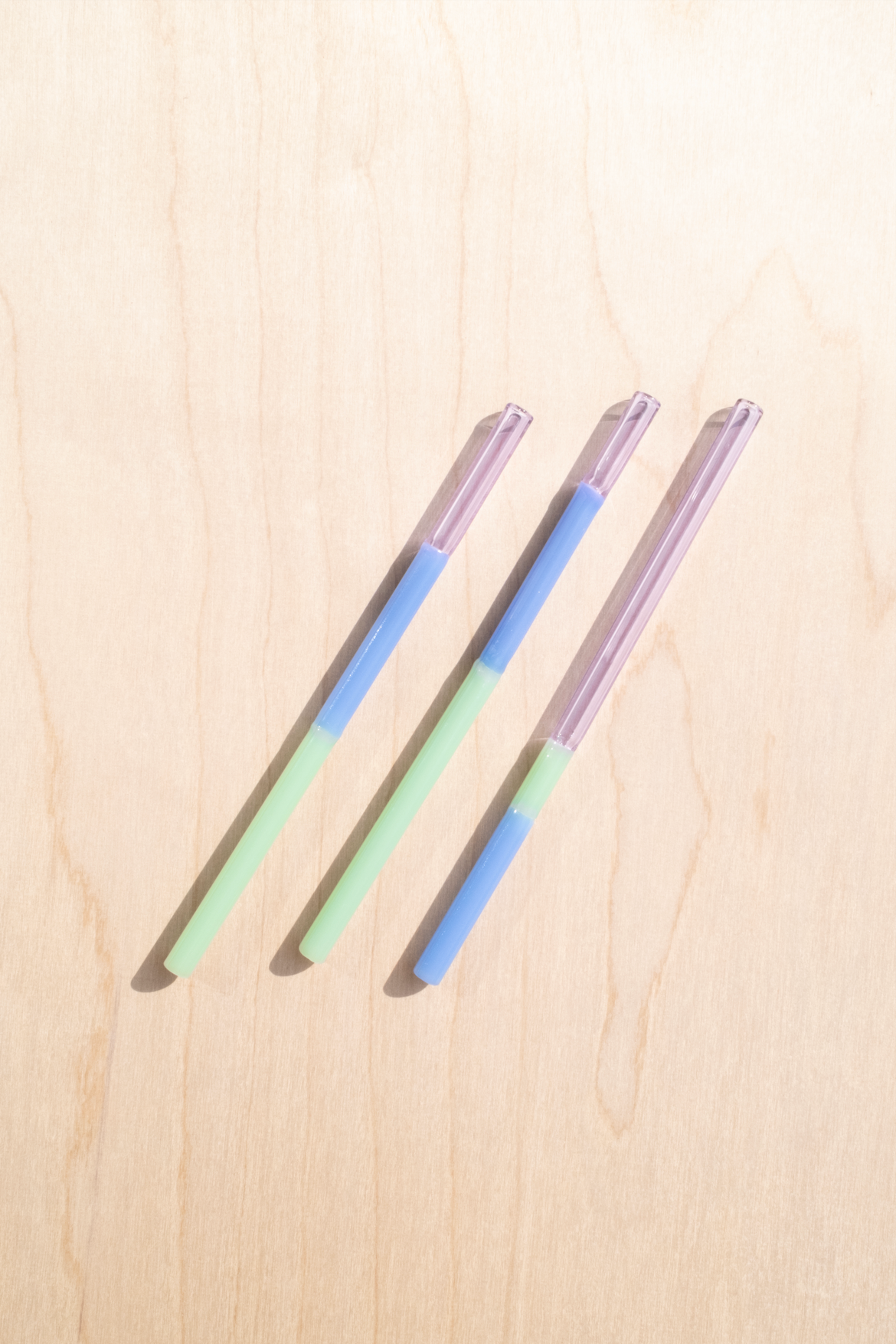 Colorblock Straw Set