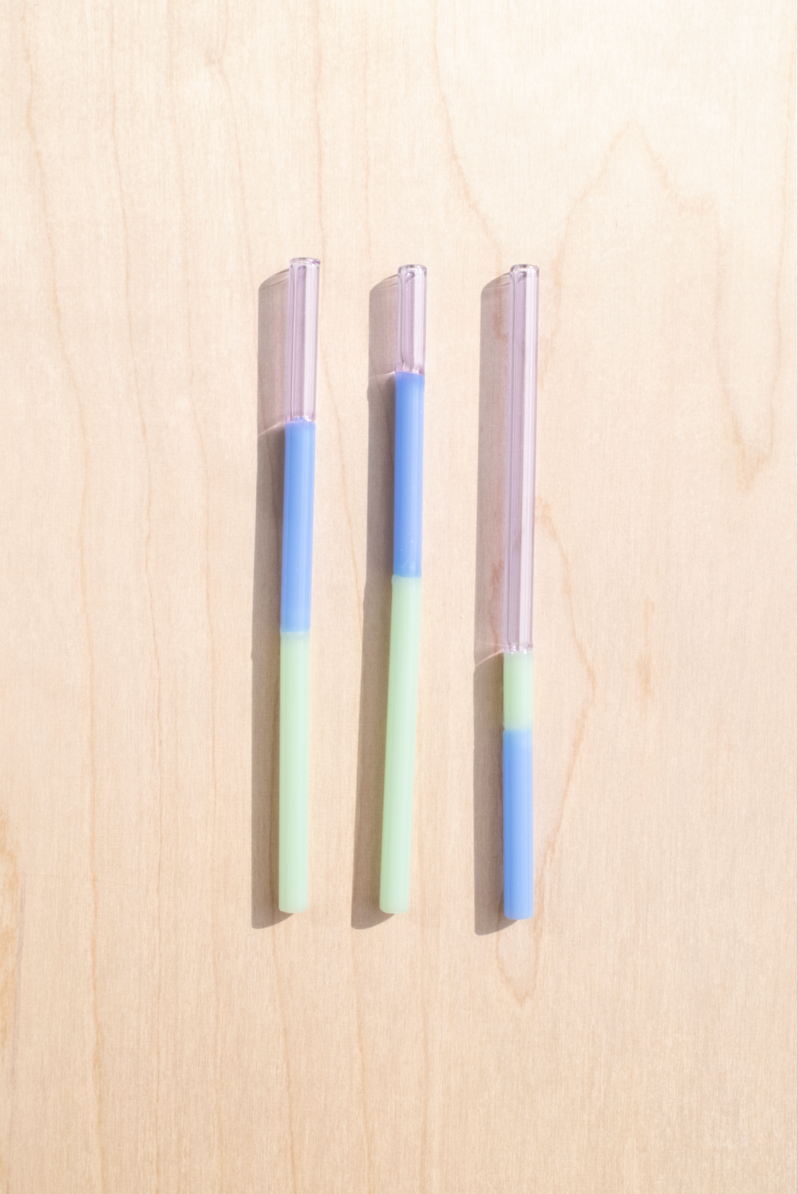 Colorblock Straw Set