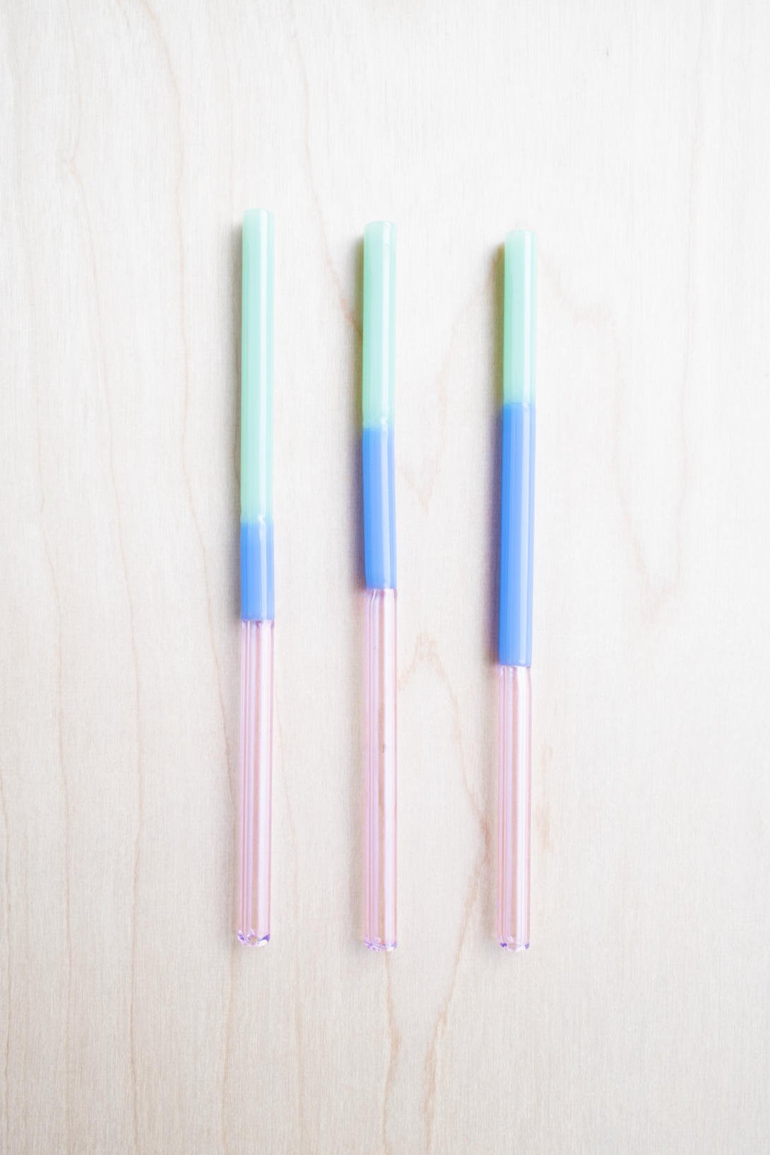 Colorblock Straw Set