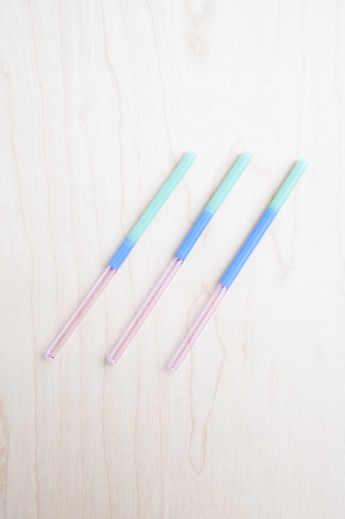 Colorblock Straw Set